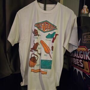 Harry Potter Honeydukes T-Shirt Adult Large L White Graphic Tee Wizarding World